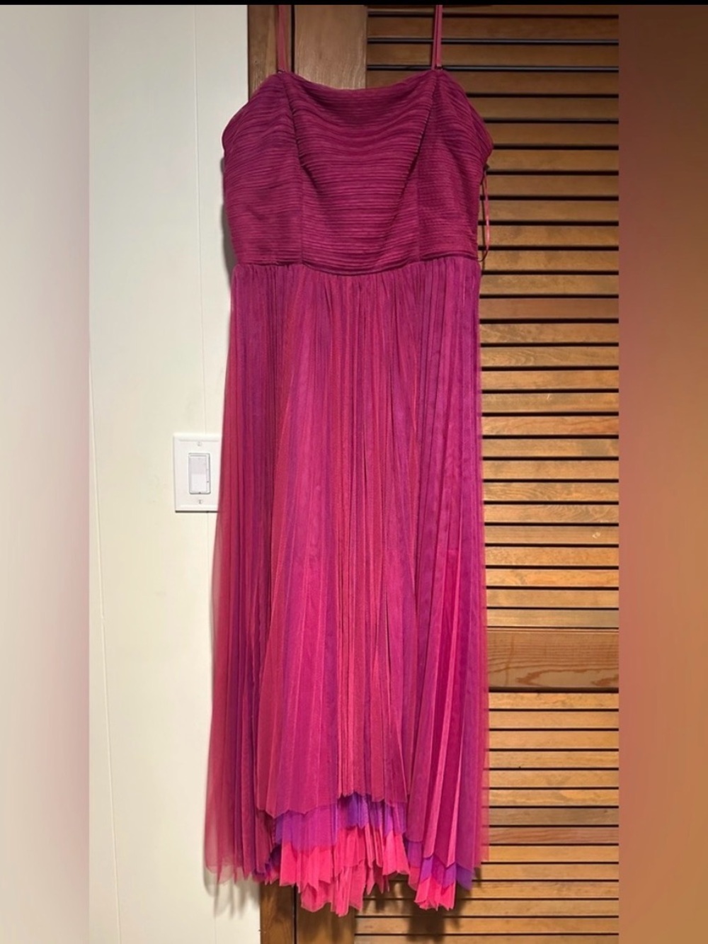 Chelsea28 Smocked Tulle Cocktail Dress